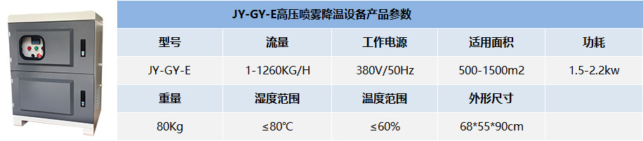 噴霧降溫設備 JY-GY-E